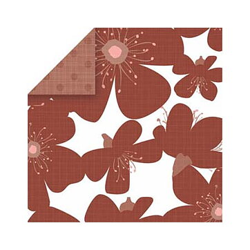 Chatterbox Powder - Burgundy Kelly Flower Cardstock