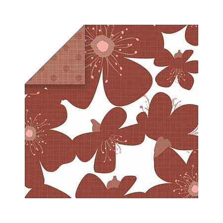Chatterbox Powder - Burgundy Kelly Flower Cardstock