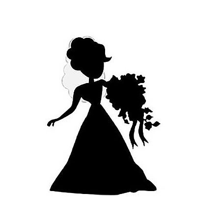 BK Dies 3x4 Wedding Bride
