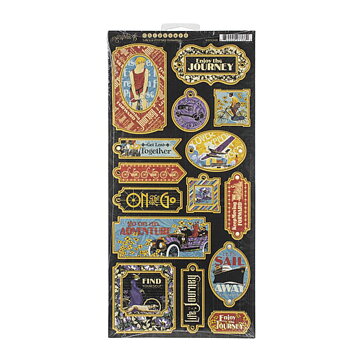 Graphic 45 Die-Cut Sheet - Life's A Journey