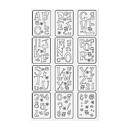 Sizzix Sizzlits Alphabet Dies - Ida Lou's Flower Box