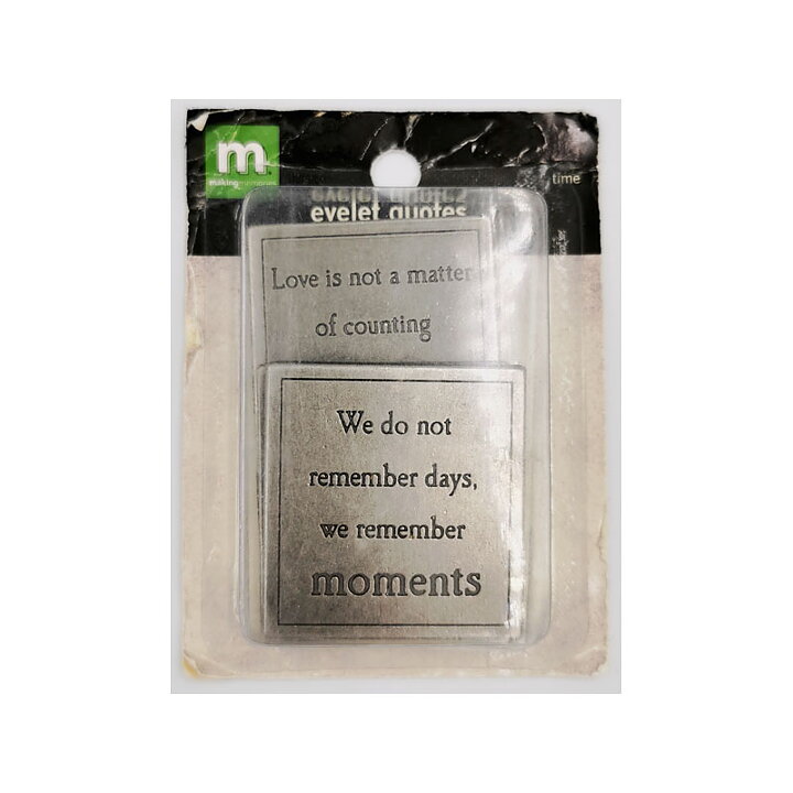 Making Memories Eyelet Quotes - Time