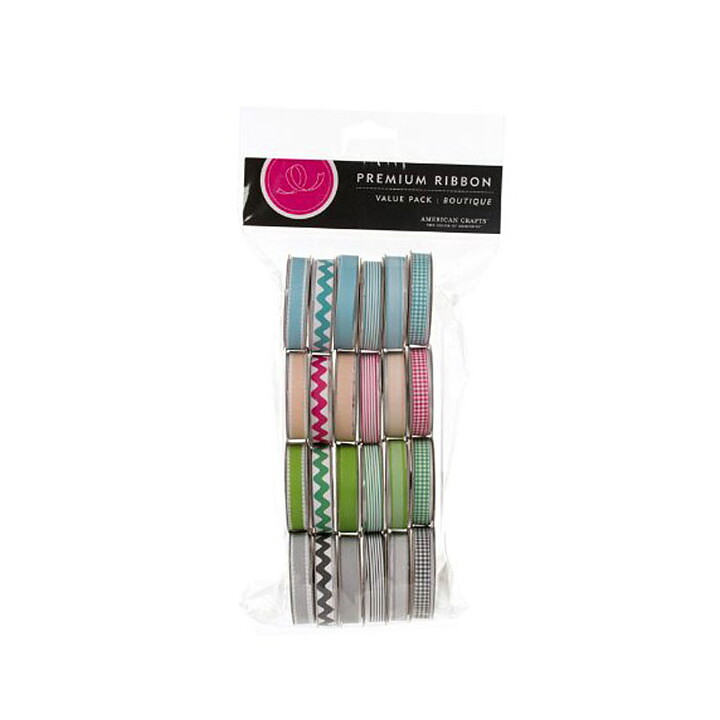 American Crafts Ribbon Value Pack - Boutique