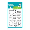 Lawn Fawn Clear Stamps 3"X4" - Say What? Pets