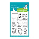 Lawn Fawn Clear Stamps 3"X4" - Say What? Pets