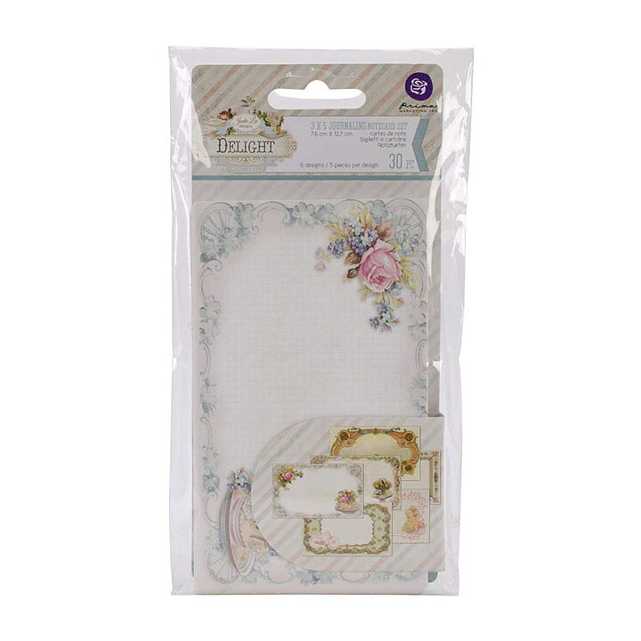 Prima Marketing Delight - Journaling Notecard Set