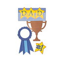 Paper Bliss  3-D Adhesive Accents - Dad