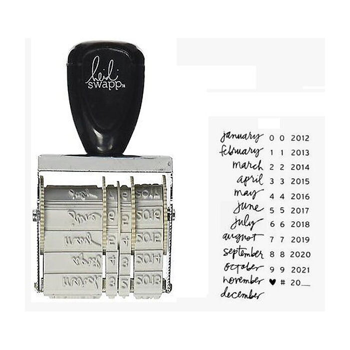 Project Life Roller Date Stamp - Heidi Swapp Handwritten