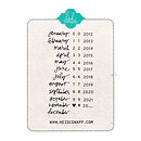 Project Life Roller Date Stamp - Heidi Swapp Handwritten