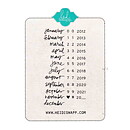 Project Life Roller Date Stamp - Heidi Swapp Handwritten