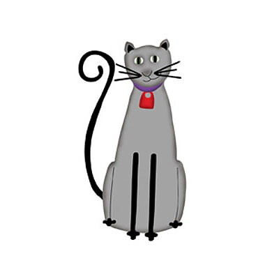 BK Dies 3x3 Animal Cat Happy