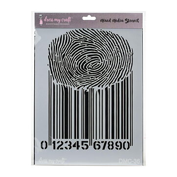 Dress My Craft Stencil A4 - Thumbprint
