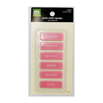 Making Memories Metal Signage Mini - All Girl