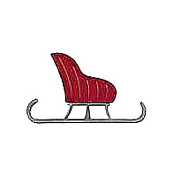BK Dies 2x3 Christmas Sleigh