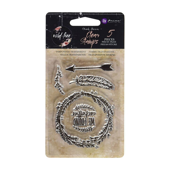 Prima Marketing Clear Stamps - Wild Free