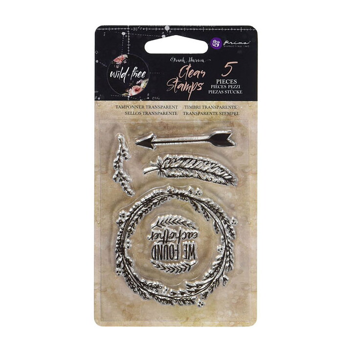 Prima Marketing Clear Stamps - Wild Free