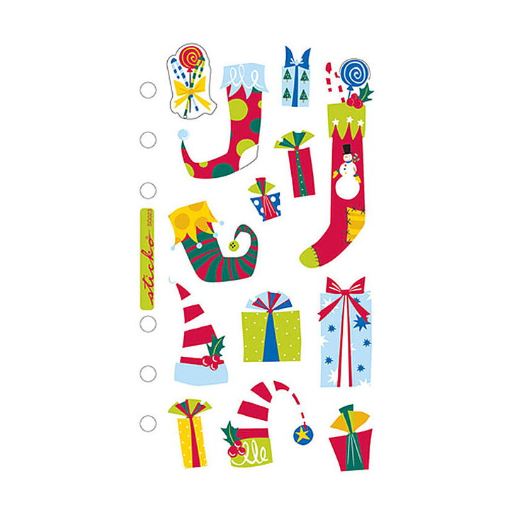 EK Success Sticko Stickers - Holiday Stockings
