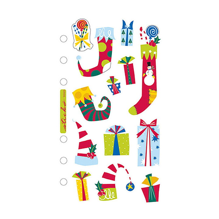 EK Success Sticko Stickers - Holiday Stockings
