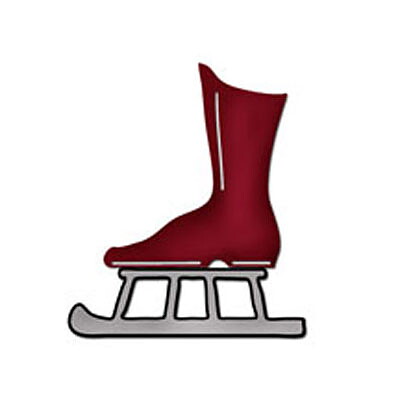 BK Dies 2.5x2.5 Christmas Iceskate
