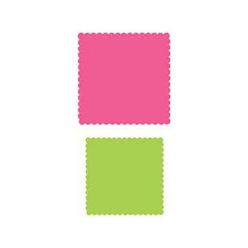 BK Dies 2x3 Basic Shapes Scalloped Squares