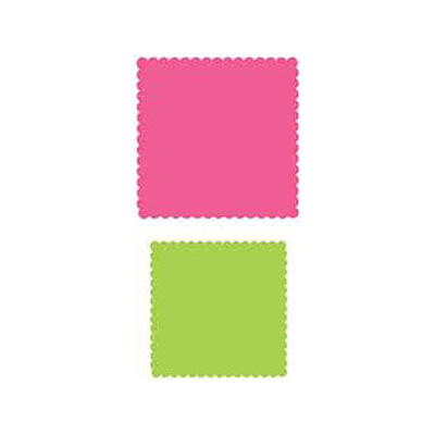 BK Dies 2x3 Basic Shapes Scalloped Squares