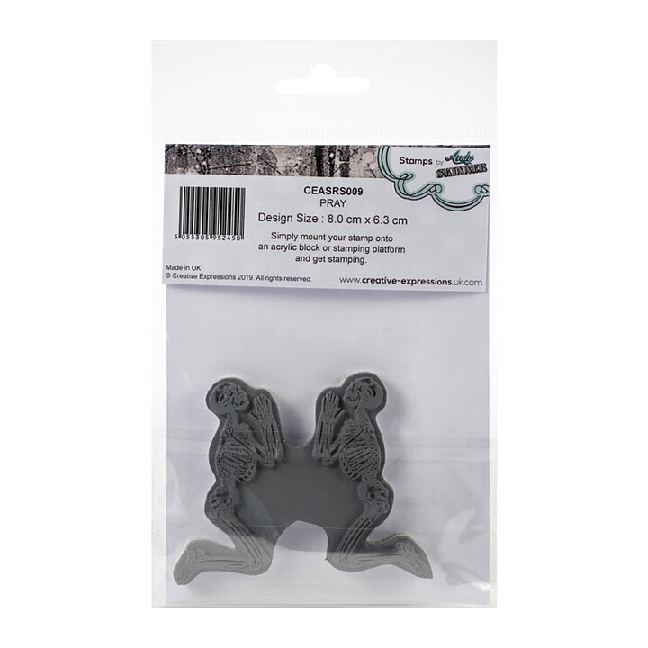 Creative Expressions Rubber Stamp - Pray