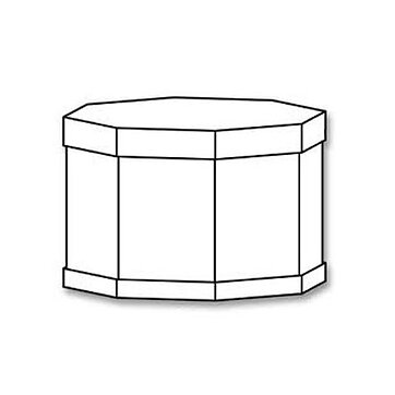 EKS Art Blanche Box - Octagon Small