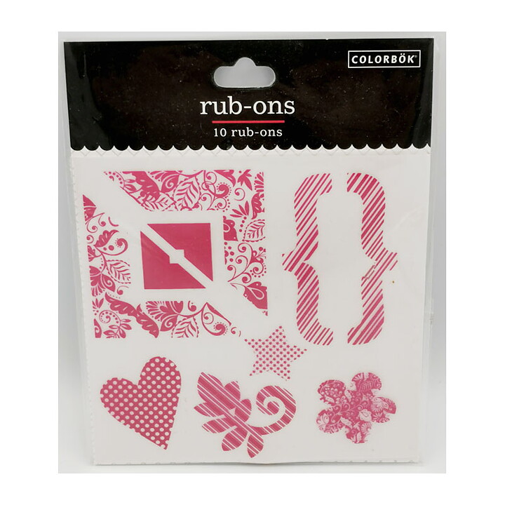 Colorbök Rub-Ons Red