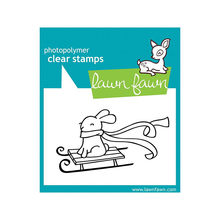 Lawn Fawn Clear Stamps 3"X2" - Winter Bunny