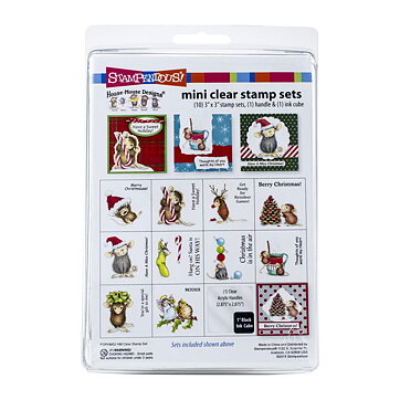 Stampendous Perfectly Clear Stamps - Mini Set Holiday