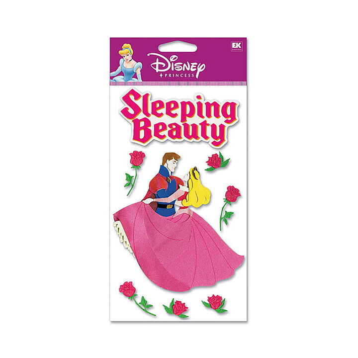 EK Success Disney Dimensional Stickers Large - Sleeping Beauty Dancing