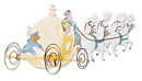 EK Success Disney Dimensional Stickers Large - Cinderella Carriage