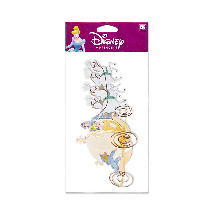 EK Success Disney Dimensional Stickers Large - Cinderella Carriage