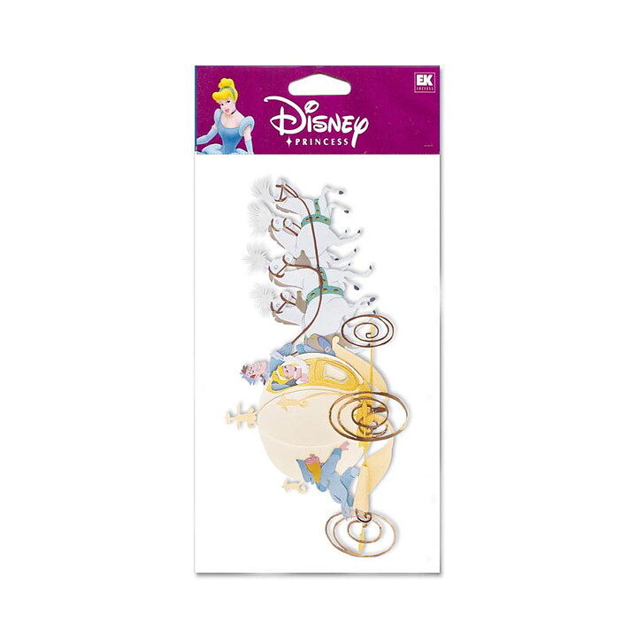 EK Success Disney Dimensional Stickers Large - Cinderella Carriage