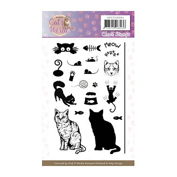Find It Trading Clear Stamps - Cat's World