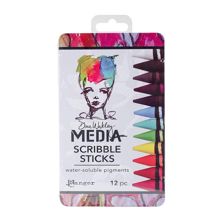Ranger, Dina Wakley - Media Scribble Sticks Set 1