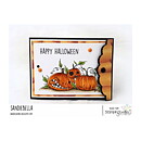 Stamping Bella Cling Rubber Stamps - Halloween Oddball Naughty Pumpkins