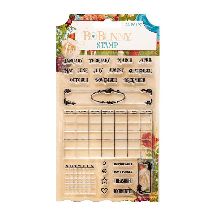 Bo Bunny Clear Stamps - Time And Place