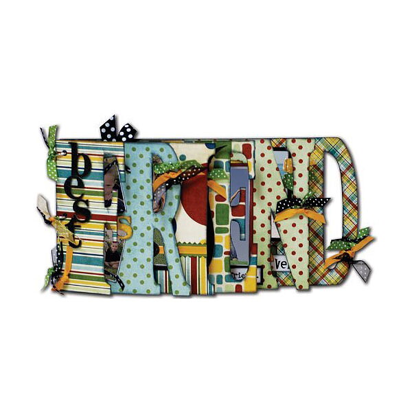 BoBunny My Word Album 6x12 - Friend