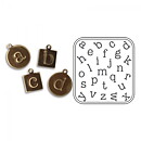 Sizzix DecoEmboss Dies Vintaj - Typewriter Lowercase