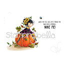 Stamping Bella Cling Rubber Stamps - Halloween Tiny Townie Patricia Loves Pumpkins