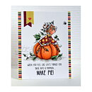 Stamping Bella Cling Rubber Stamps - Halloween Tiny Townie Patricia Loves Pumpkins
