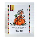 Stamping Bella Cling Rubber Stamps - Halloween Tiny Townie Patricia Loves Pumpkins