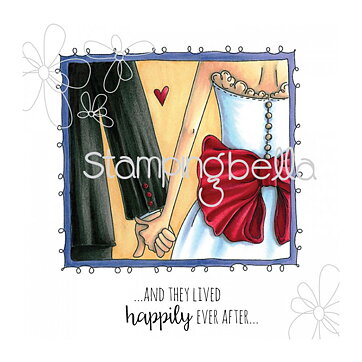 Stamping Bella Cling Rubber Stamps - Closeups "I Do"
