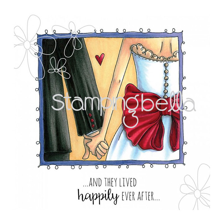Stamping Bella Cling Rubber Stamps - Closeups "I Do"