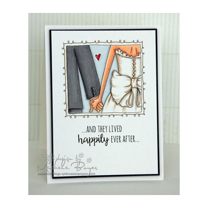 Stamping Bella Cling Rubber Stamps - Closeups "I Do"