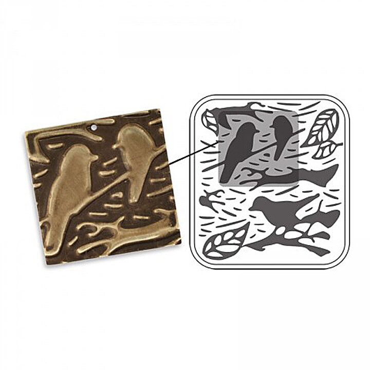 Sizzix DecoEmboss Dies Vintaj - Woodland Birds