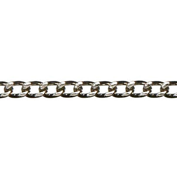 Cousin Basic Metal Findings - Silver Chain Small Flat 117 cm