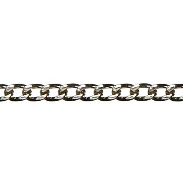 Cousin Basic Metal Findings - Silver Chain Small Flat 117 cm