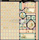 Graphic 45 Cardstock Stickers - Sweet Centiments